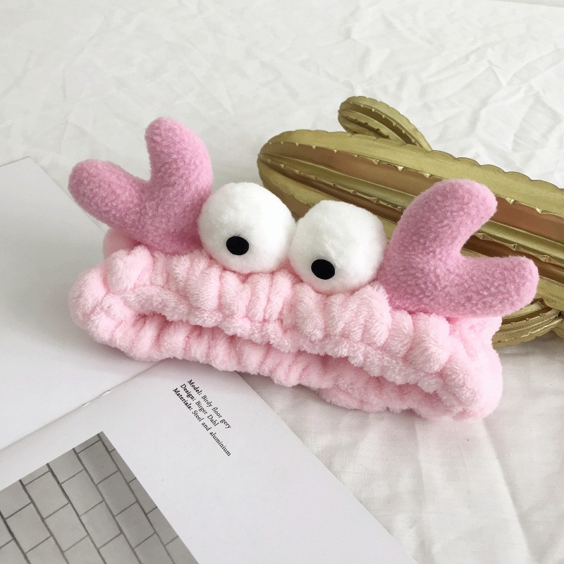 Băng Đô Đắp Mặt Nạ Họa Tiết Hoạt Hình Dễ Thương Phong Cách Hàn Quốc