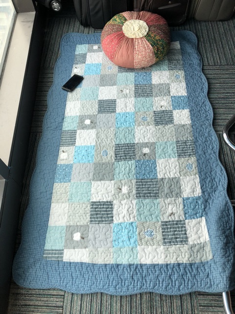 Thảm đi lớp, thảm trải sàn, thảm sofa, thảm Quilt bằng vải cotton cỡ 90*150