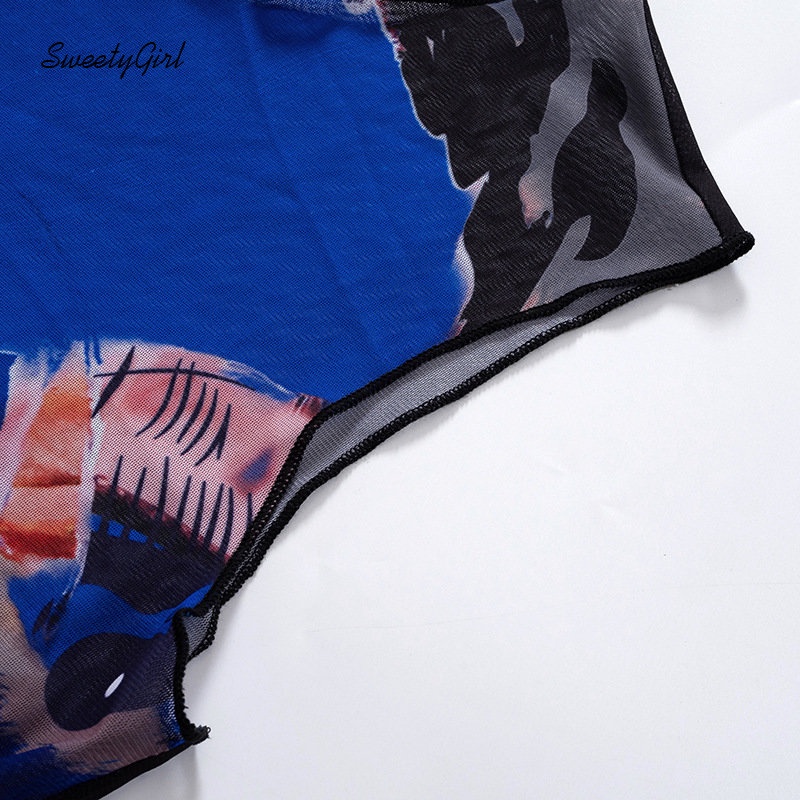 Áo Tank Top Cổ Tròn Dáng Ôm In Họa Tiết Nhiều Màu Độc Đáo Thời Trang 2022 Quyến Rũ Cho Nữ