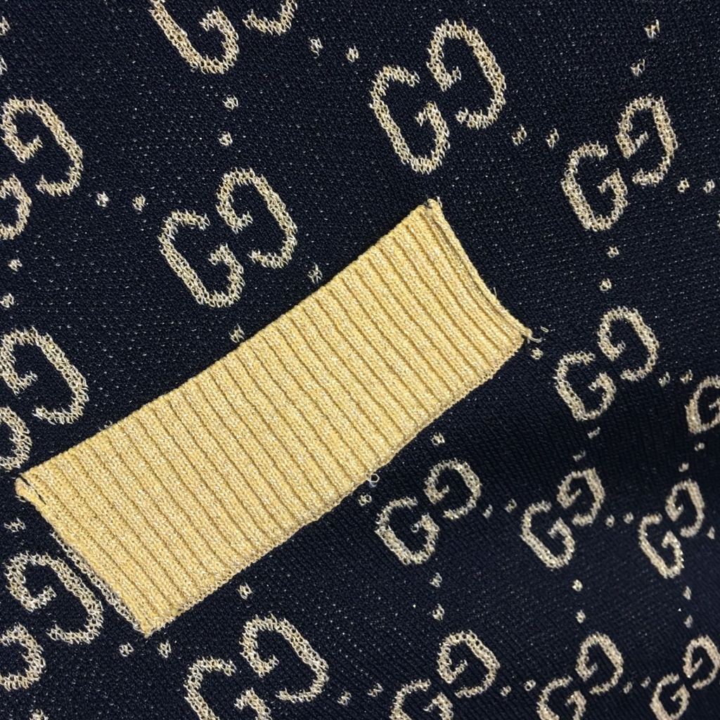 Váy len nữ dáng ôm GUCCI GG GC với kiểu dáng, họa tiết  mang phong cách vintage