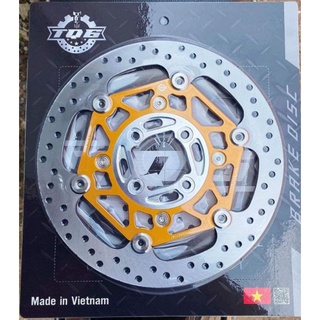 Dĩa kiểu đĩa phanh trước tq6 oro khoen inox lòng lục giác size 267mm 4 lỗ