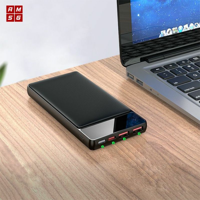 Sạc Dự Phòng Hoco CJ6 10000mah, Sạc Nhanh 2 Chiều Công Nghệ USB PD 20w