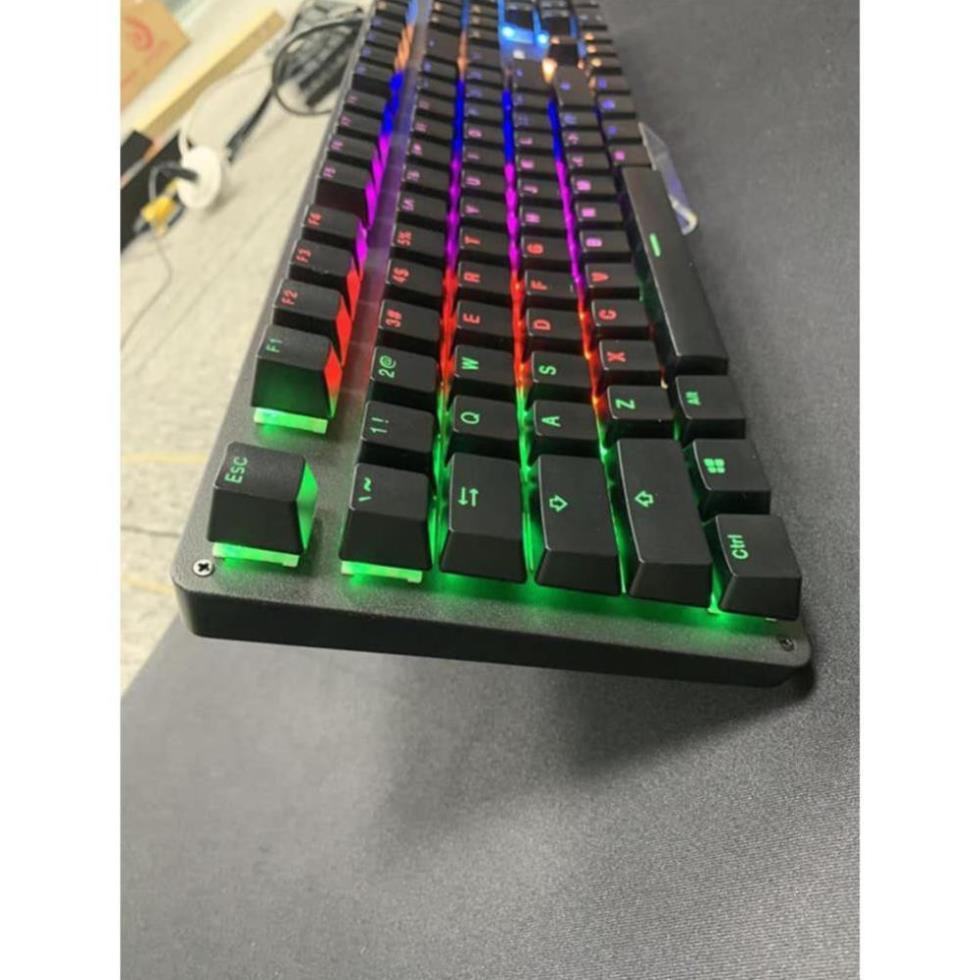 Bàn phím cơ chuyên game E-DRA EK311 - Vỏ kim loại - Đèn led Rainbow cực sáng - Blue switch - Bảo hành 24 tháng