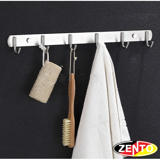 Móc treo quần áo 6 chấu ZENTO Inox 304 HB1120-6