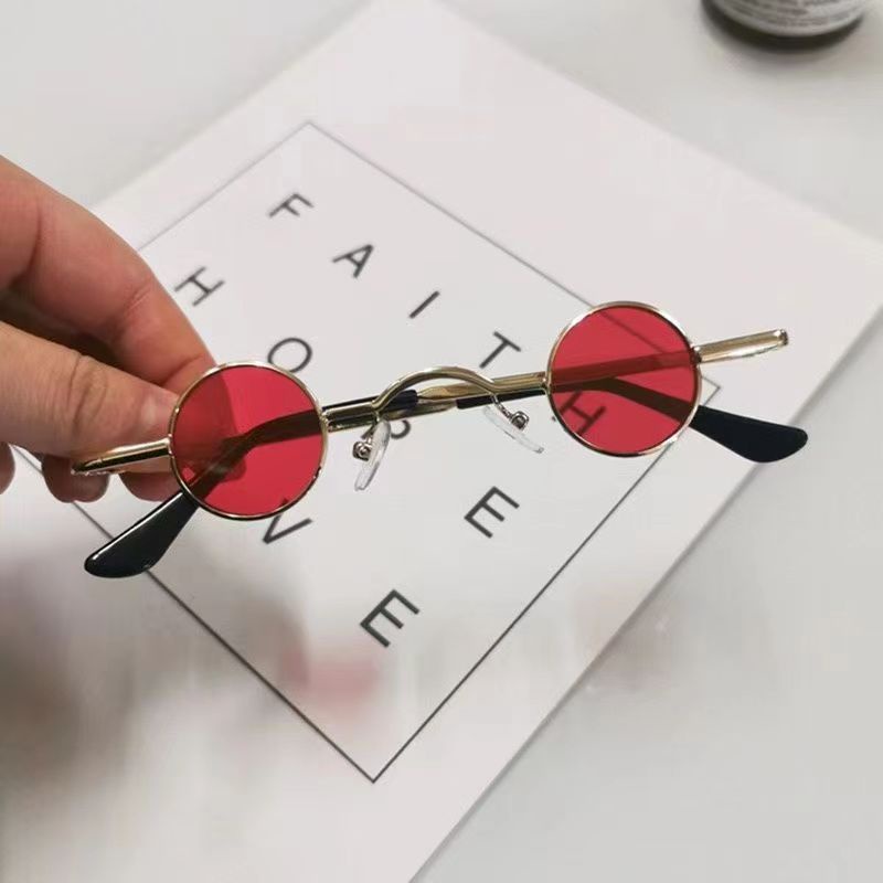 Kính Mát Gọng Tròn Phong Cách Retro Hiphop Thời Trang