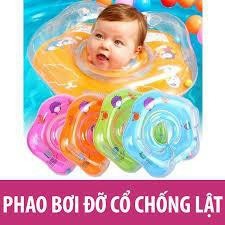 Phao tắm/Phao bơi đỡ cổ chống lật cho bé