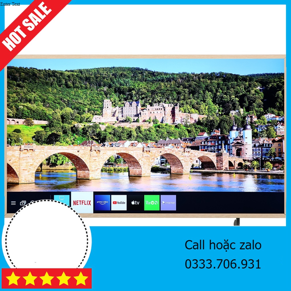 giao hàng toàn quốc _ Smart Tivi Khung Tranh The Frame QLED Samsung 4K 50 inch QA50LS03A _ miễn phí lắp đặt
