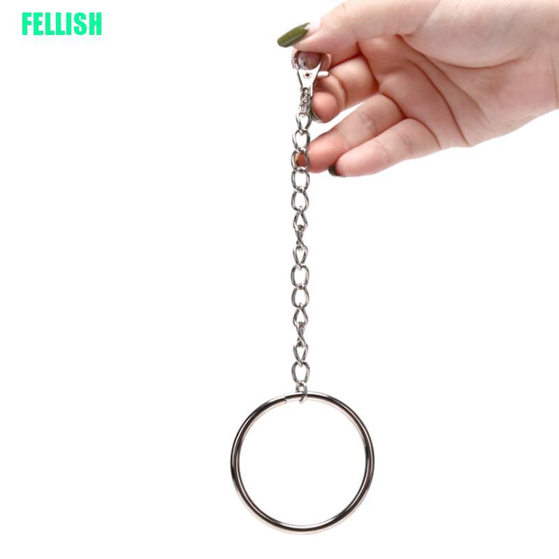 Dây Xích Dài 20cm Bằng Kim Loại Gắn Vòng Đeo Quần Phong Cách Punk