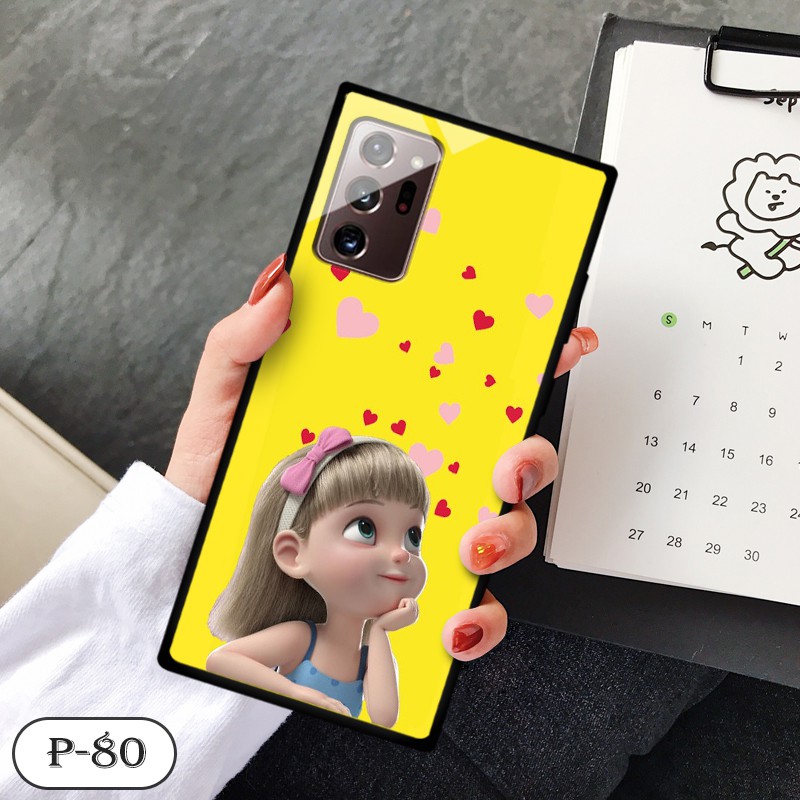 Ốp lưng kính 3D Samsung Note 20 Ultra- hình cute