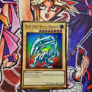 Thẻ bài Yugioh Rồng trắng mắt xanh | Blue-eyes White Dragon | MAGO Premium Gold Rare