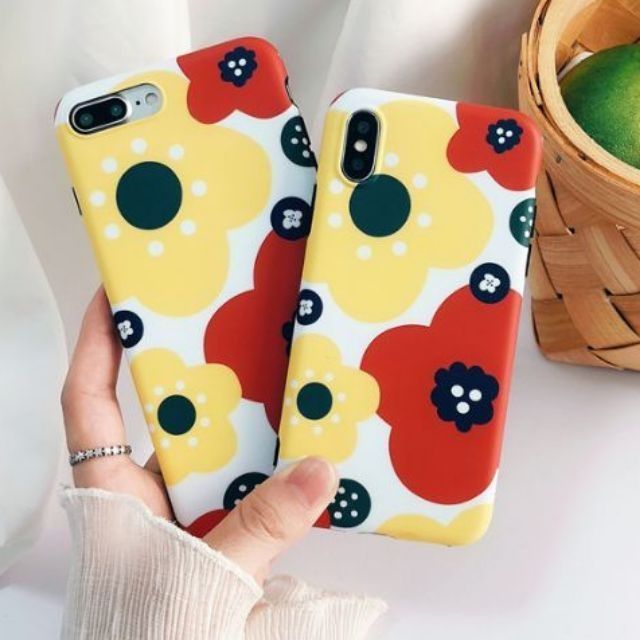 Ốp Hoa Retro Cao Cấp Cho iPhone