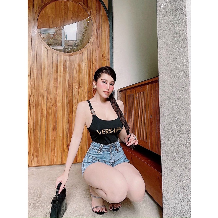 Áo hai dây chốt sắt in chữ chất đẹp