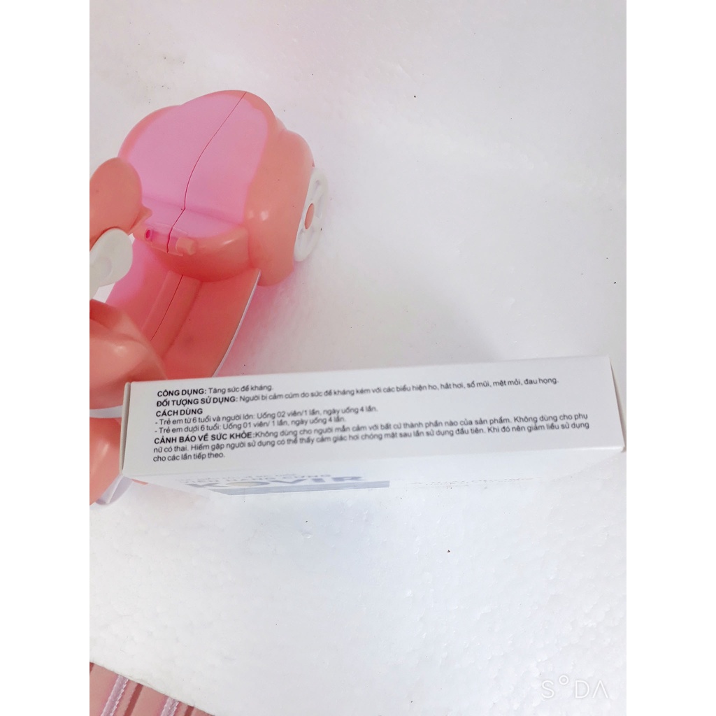 Viên uống KOVIR - Dược phẩm Sao Thái Dương, hỗ trợ tăng đề kháng, giảm ho, hắt hơi, sổ mũi, mệt mỏi, đau họng