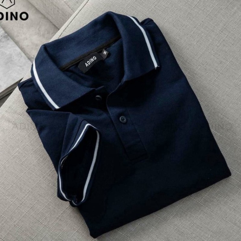 Áo Polo Nam Vải Cá Sấu Chất Cotton - Màu Xanh | BigBuy360 - bigbuy360.vn