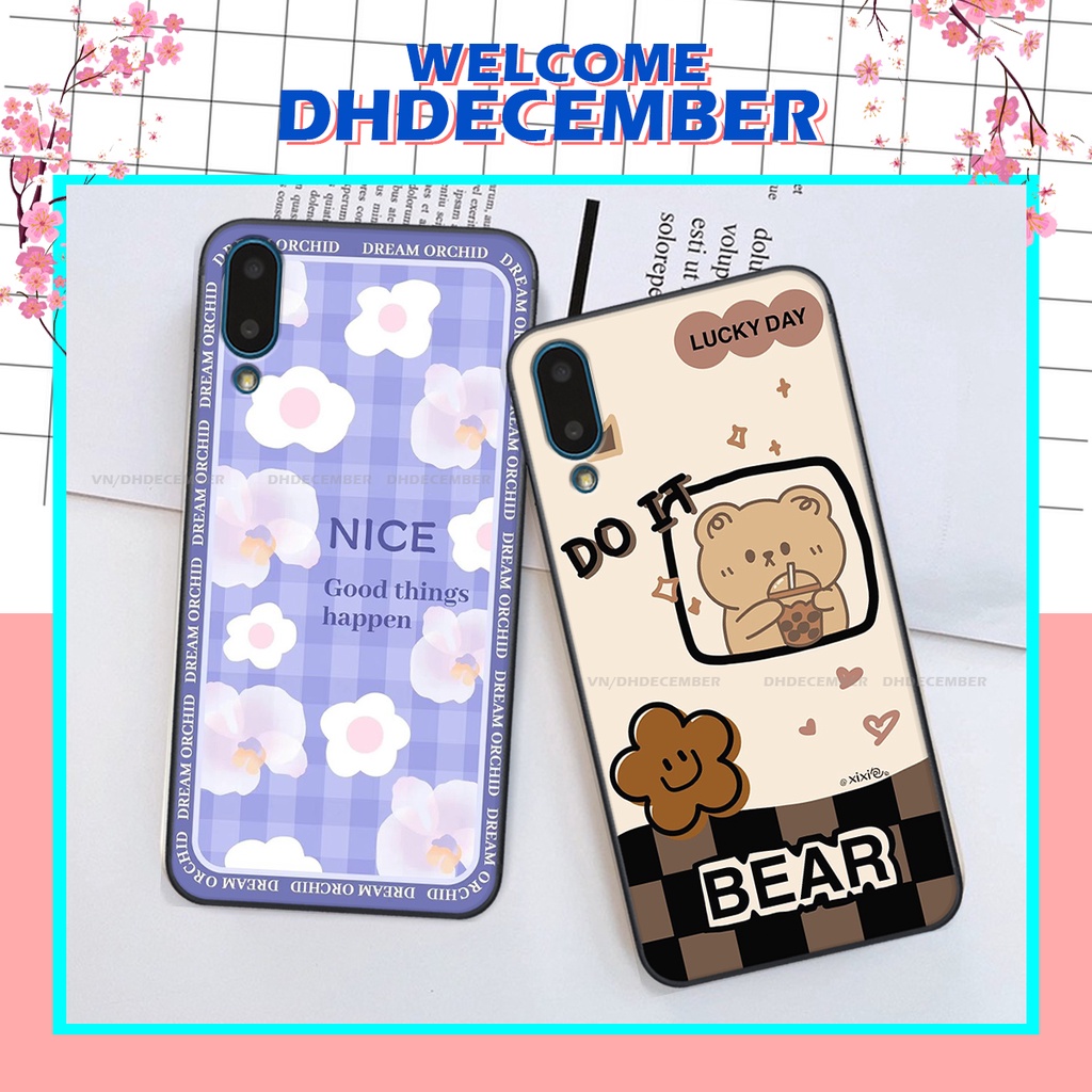 Ốp lưng Samsung Galaxy A02 / M02 in hình gấu K@ws, gấu nâu, dor@emon RẺ- ĐẸP- BỀN