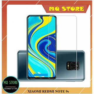 XIAOMI REDMI NOTE 9s CƯỜNG LỰC TRONG SUỐT  KHÔNG FULL GLASS 9H