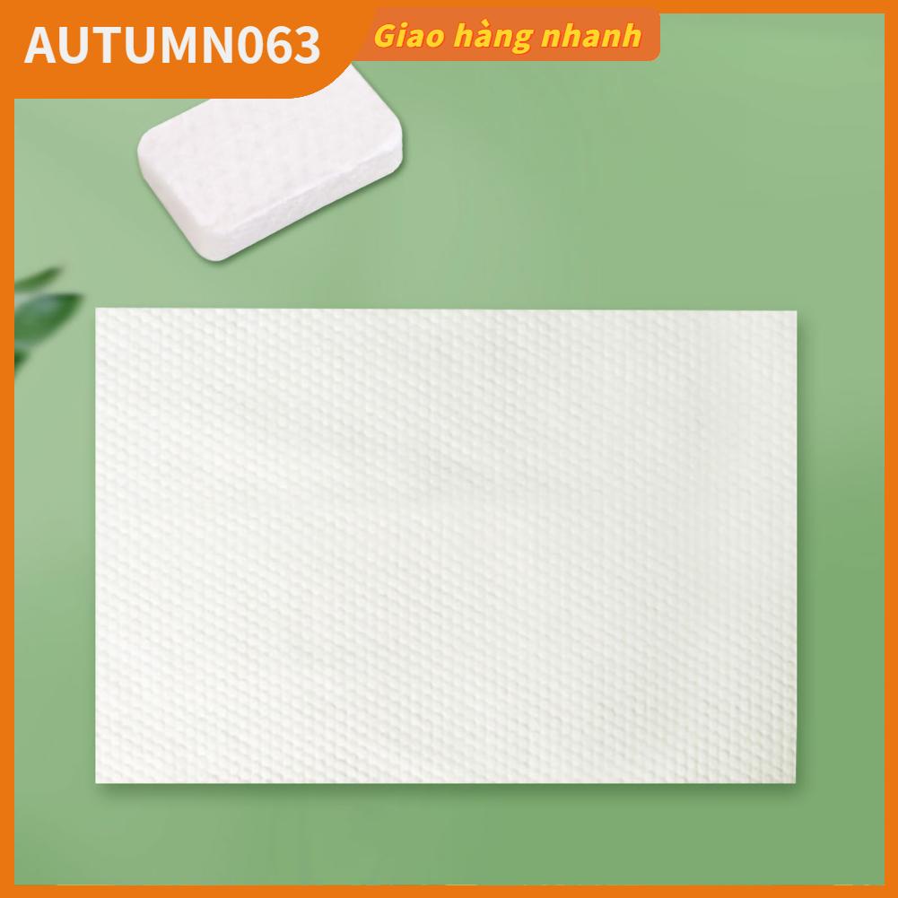 Khăn Nén Bông tinh khiết làm sạch da mặt dày dặn Đi du lịch dùng một lần xách tay Autumn063