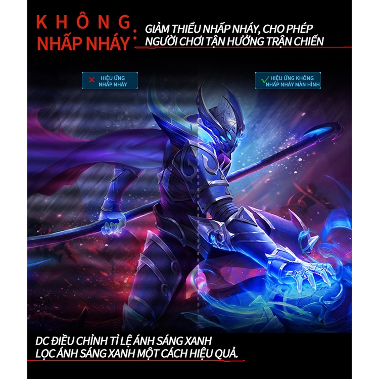 Bảo hành-Màn hình máy tính  24 inch Màn hình cong DC điều chỉnh tỉ lệ ánh sáng xanh, lọc ánh sáng xanh một cách hiệu | BigBuy360 - bigbuy360.vn