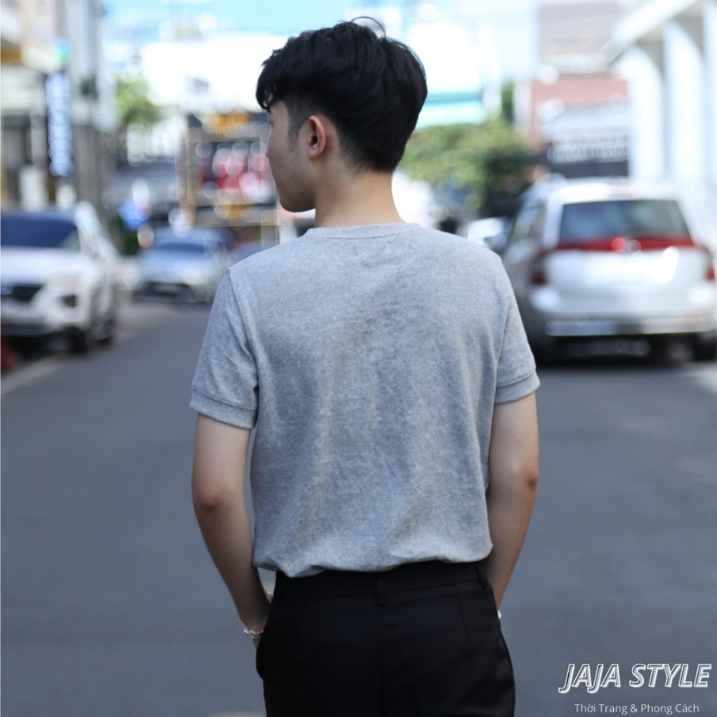 Áo thun nam cổ tròn DUSA vải Cotton co giãn,dày dặn, kích cỡ vừa vặn DS01 | BigBuy360 - bigbuy360.vn