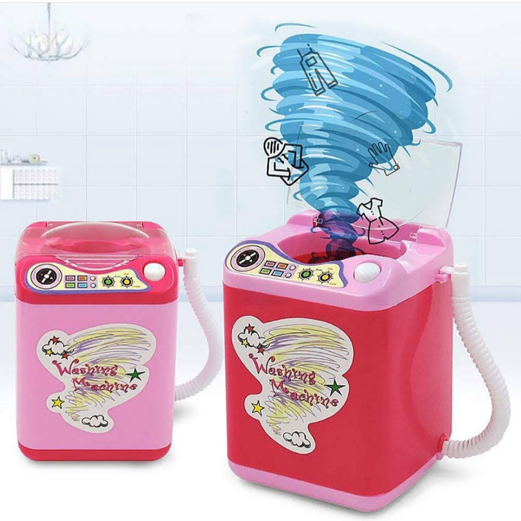 Máy giặt cọ trang điểm mini Hottrend Tiktok sử dụng pin tiện dụng dễ sử dụng - Minrie Cosmetic