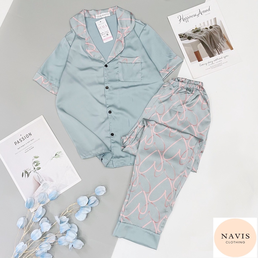 [XẢ KHO] Pijama Lụa Hàn Phối Satin Mẫu Hot 2021 | BigBuy360 - bigbuy360.vn