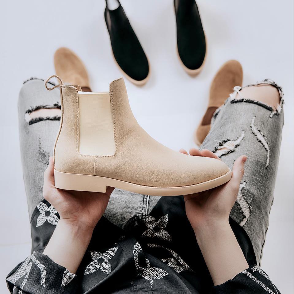 Giày Chelsea boots Da Lộn Cao Cấp Đế Cao Su Êm Cực Bền  BẢO HÀNH 12 THÁNG | BigBuy360 - bigbuy360.vn