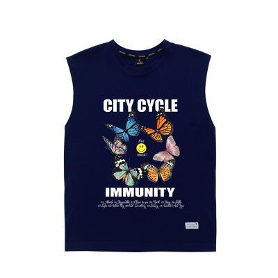 Áo tanktop nam nữ Immunity City Cycle - áo sát nách ba lỗ form rộng unisex cotton City Cycle