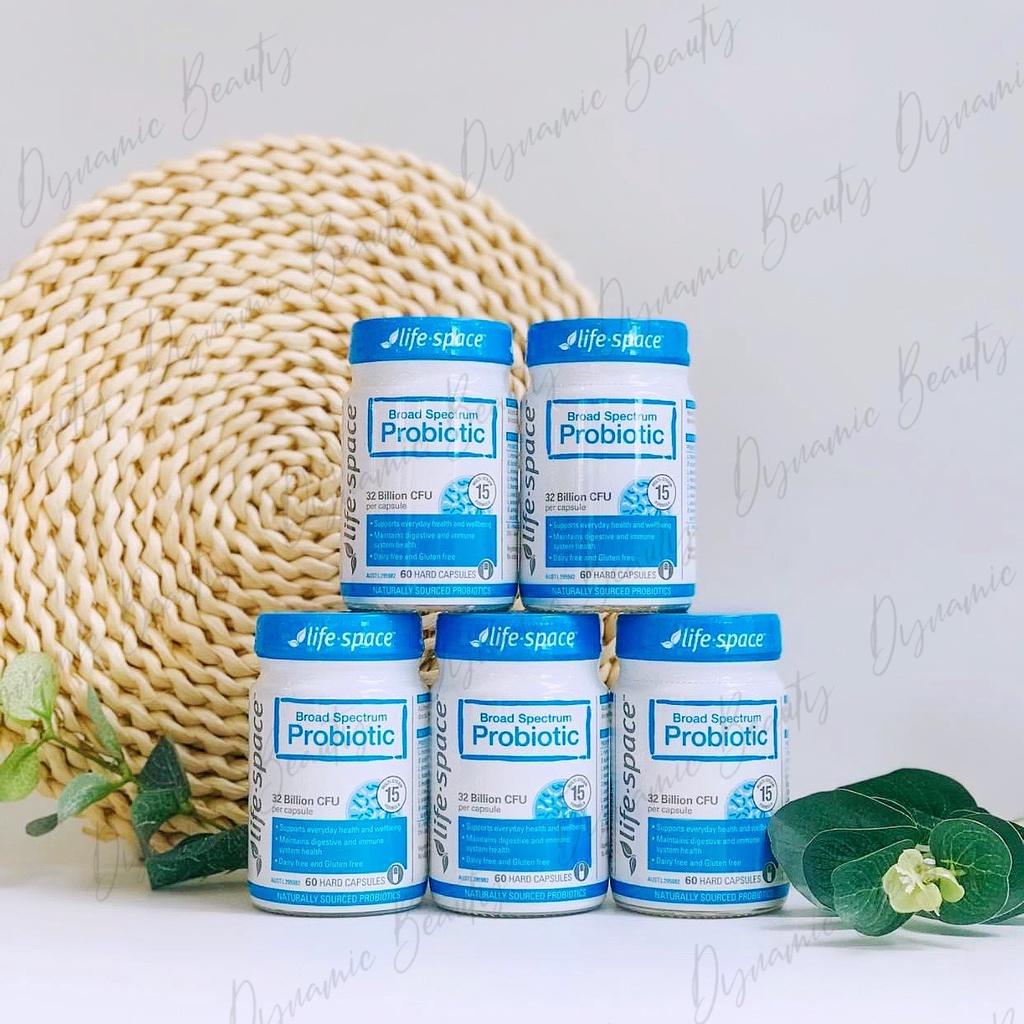 [Hàng chuẩn Úc] Viên uống men vi sinh dành cho người lớn Life space broad spectrum probiotic 40 viên- 60 viên