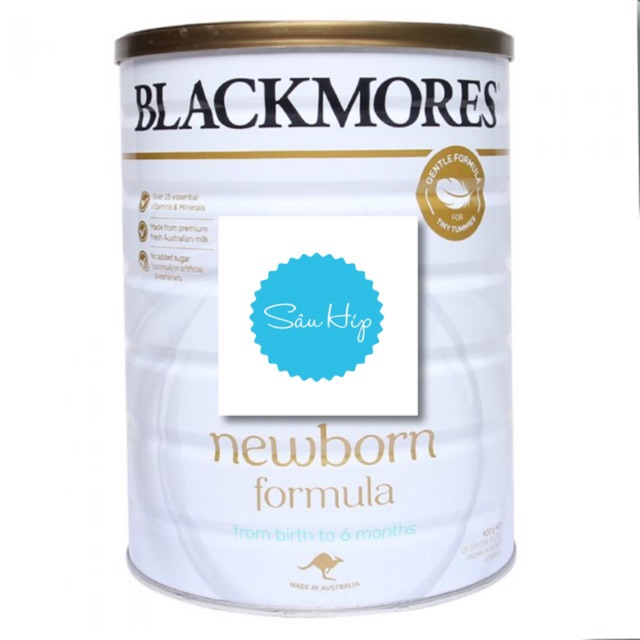 Sữa BLACKMORES Số 1 Newborn 900G Úc (trẻ từ 0-6 tháng)