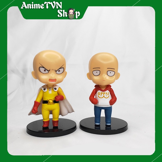 (Có lẻ) Set Combo 5 Mô hình Anime/Manga One Punch Man (Thánh phồng tôm) Phong cách chi bi Siêu xinh