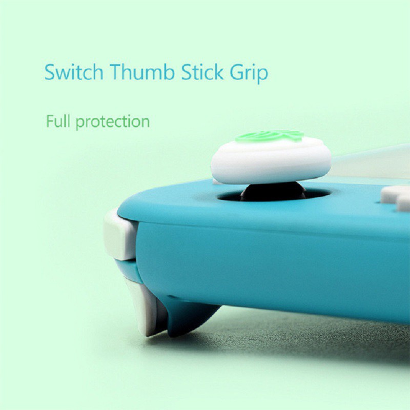 Lammcou Soft Silicone Case compatible with Nintendo Switch Cover Joycon Case + Joystick Caps