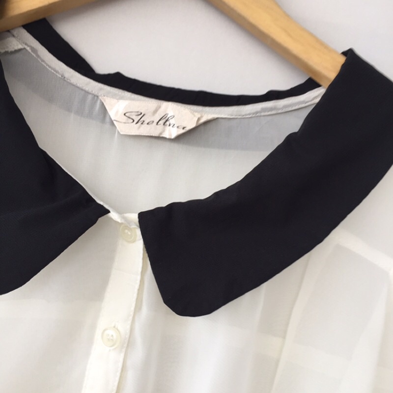 Áo sơ mi voan mỏng Nhật xinh xắn