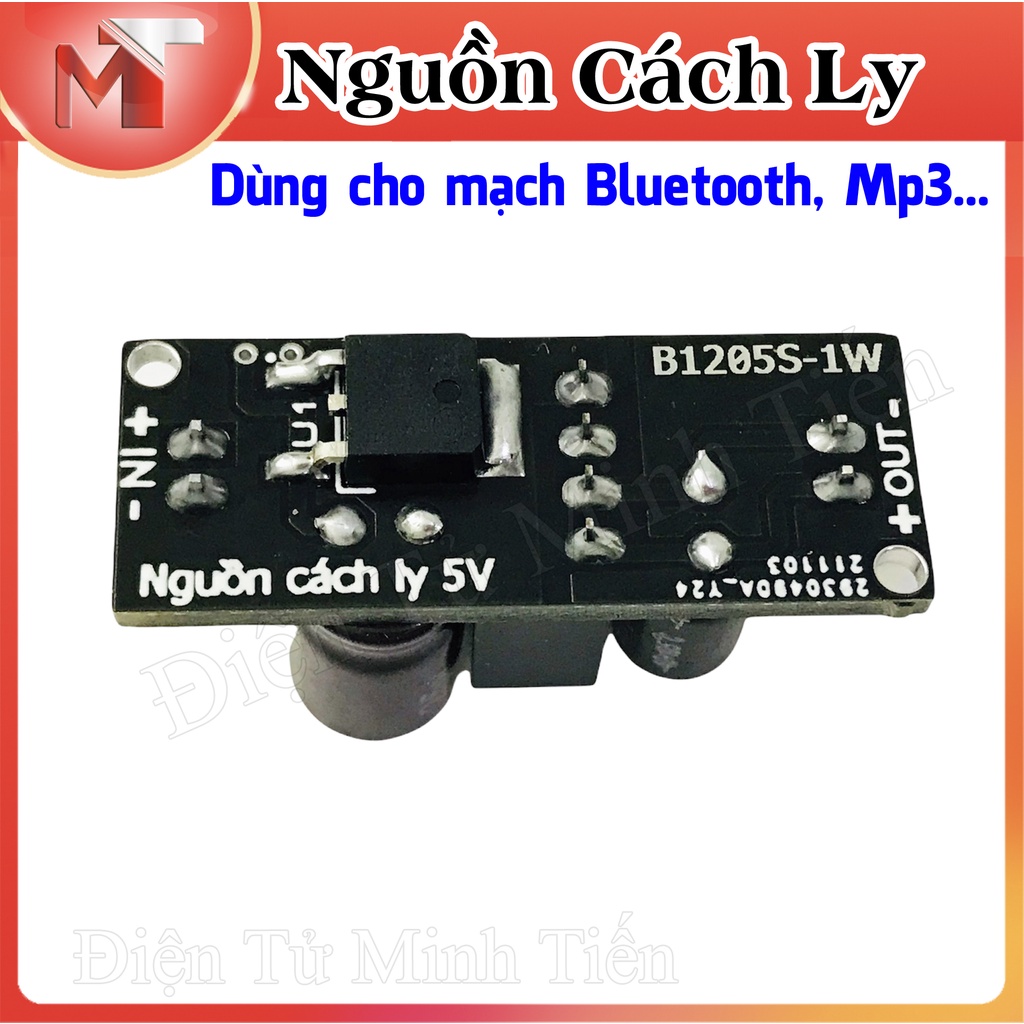 ✅ Module Cách ly chống nhiễu Bluetooth, Mp3 - B1205s 1W