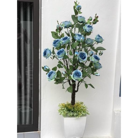 Cây hồng tứ quý Cây hoa giả trang trí nhà cửa ,sự kiện trang trí,phòng khách và khách sạn