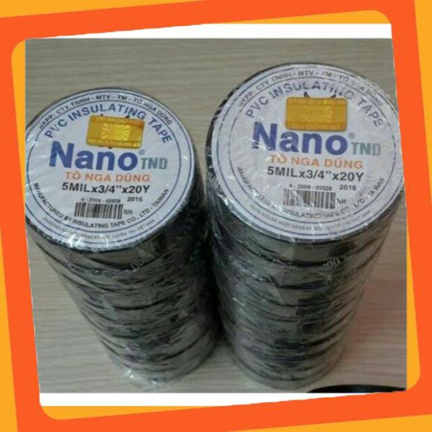 1 cuộn nhỏ băng keo đen quấn dây điện