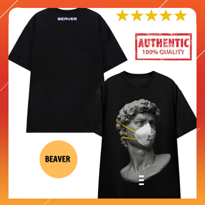 Áo thun Beaver Tee Facemask Local Brand tay lỡ form rộng nam nữ Unisex Freeship Extra | BigBuy360 - bigbuy360.vn