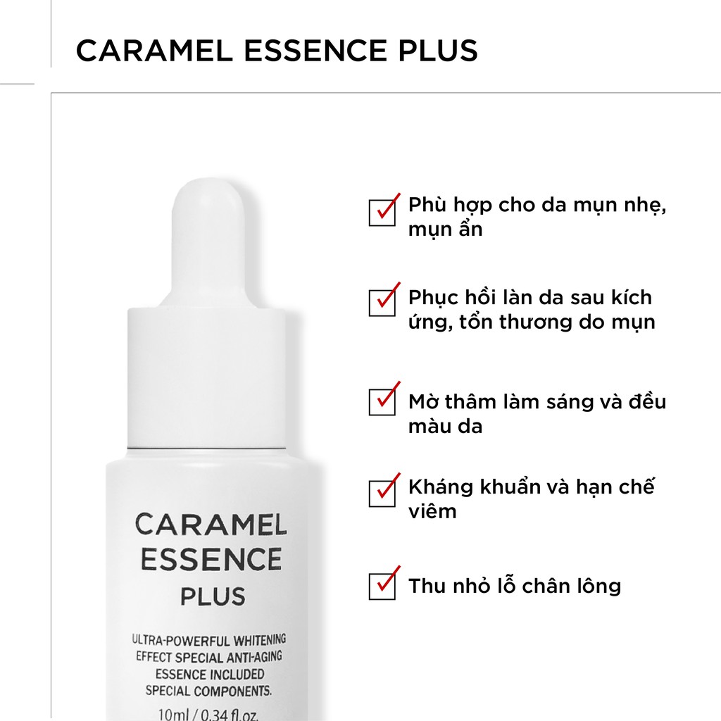 Tinh chất ngăn ngừa mụn và phục hồi da Chucos Caramel Essence Plus (10ml)