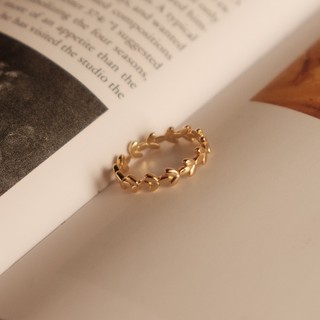 Nhẫn bạc 925 mạ vàng 18k - 008