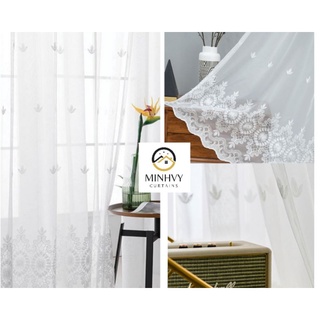 🌺 rèm voan thêu cao cấp🌺 phong cách cổ điển, sang trọng
