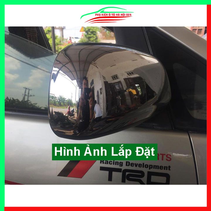 Ốp gương chiếu hậu Innova 2006-2015 Không Đèn mạ crom bảo vệ chống trầy trang trí làm đẹp xe