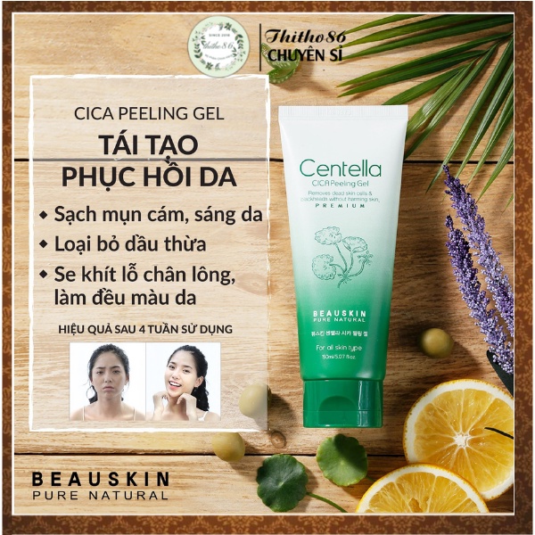 Tẩy Tế Bào Chết Tái Tạo Phục Hồi Da BEAUSKIN CENTELLA CICA 150ml - Hàn Quốc