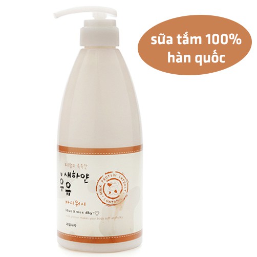 Sữa tắm chứa tinh dầu lá trà xanh Welcos Green Tea Body Cleanser Hàn Quốc 750ml - Hàng Chính Hãng