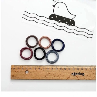 Dây buộc tóc nylon cao su nhiều màu không điều chỉnh phong cách Hàn Quốc dễ thương dành cho nữ