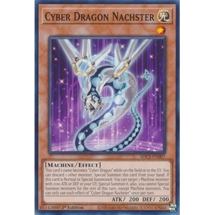 Thẻ bài Yugioh - TCG - Cyber Dragon Nachster / SDCS-EN007'