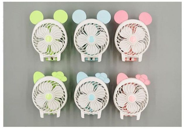 Quạt sạc usb hoạt hình gấp gọn