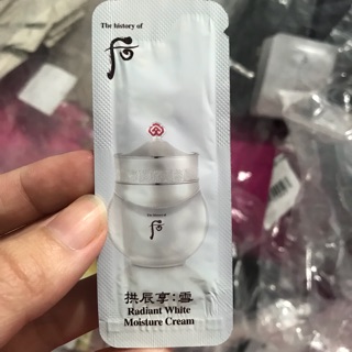 Combo 25 gói kem dưỡng trắng da dạng gói sample từ Whoo