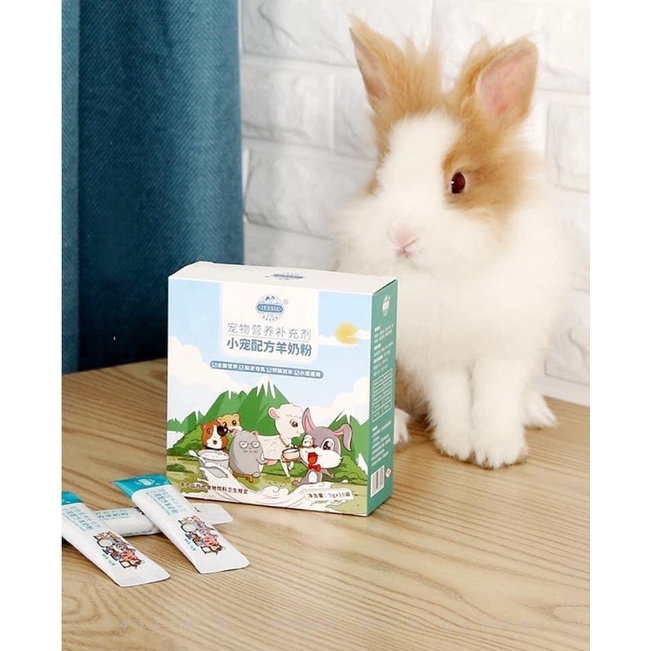 Bột sữa dê cho hamster. Bột sữa dê cho thỏ, bọ, sóc. Hàng Jessica 5gr