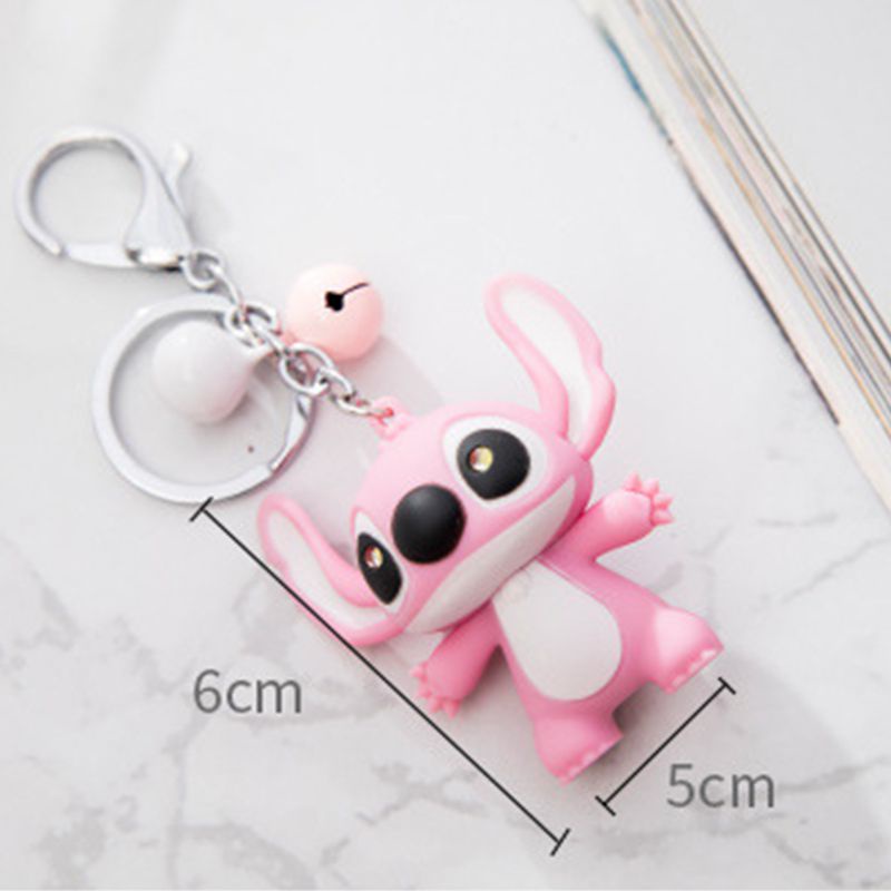 Móc Khóa Hình Nhân Vật Hoạt Hình Stitch Đáng Yêu Lilo &amp; Stitch Có Đèn