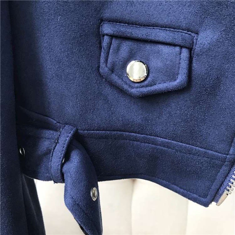 Áo da lộn xanh Zara