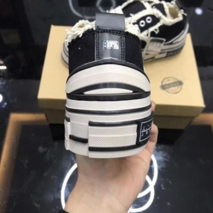 Giày Sneaker Rách Xvessel, Giày CV Rách Xvessel đế gỗ hot trend nam nữ
